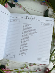 Personalised Wedding Planner Book