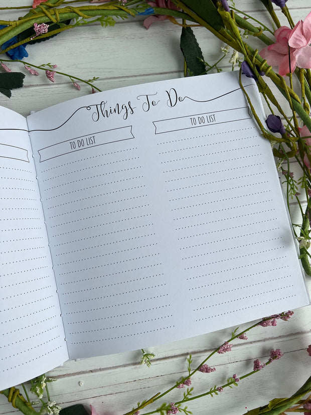 Personalised Wedding Planner Book