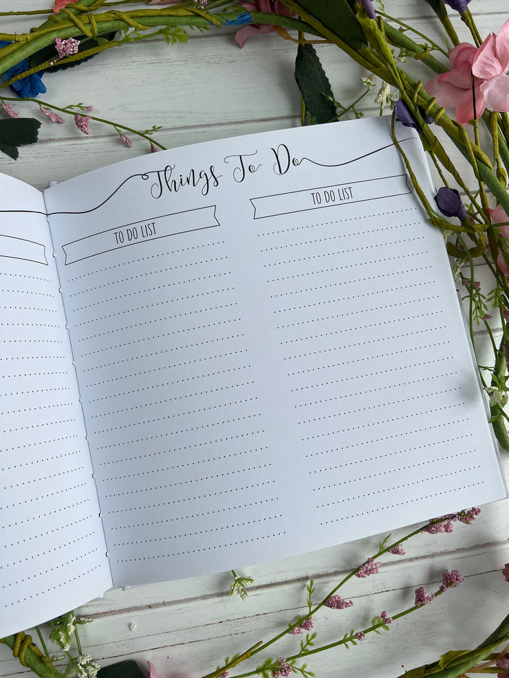 Personalised Wedding Planner Book