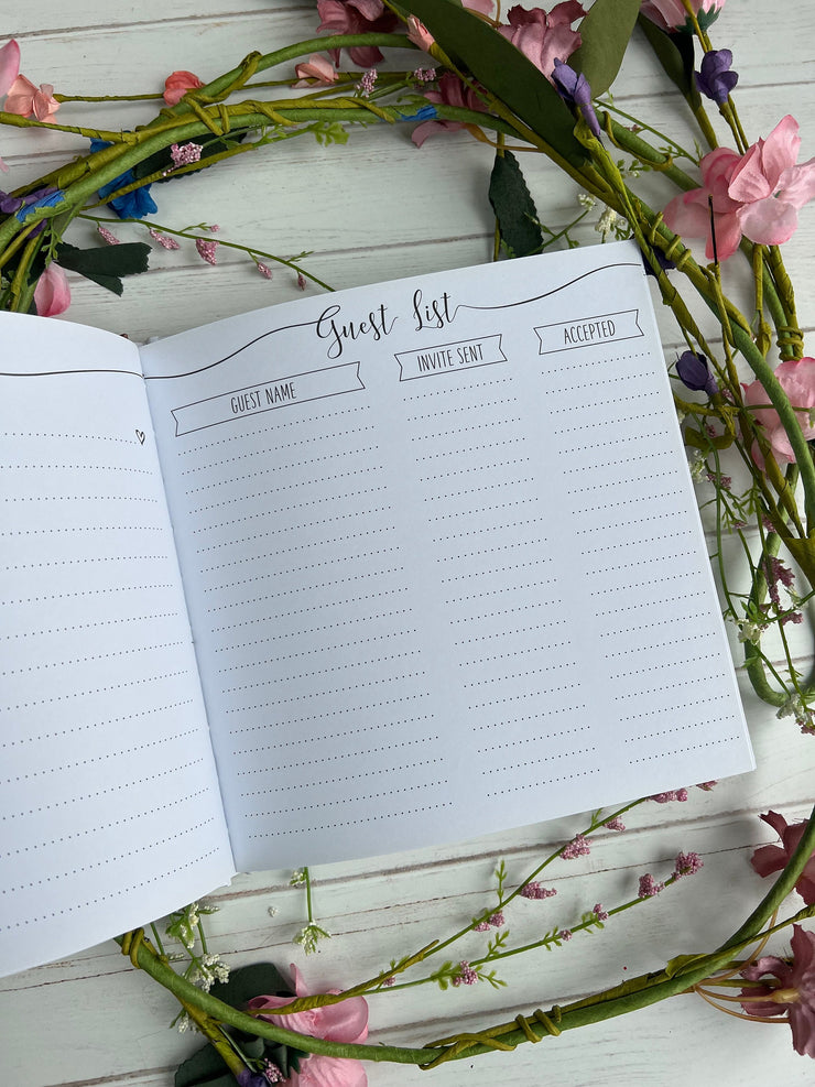 Personalised Wedding Planner Book