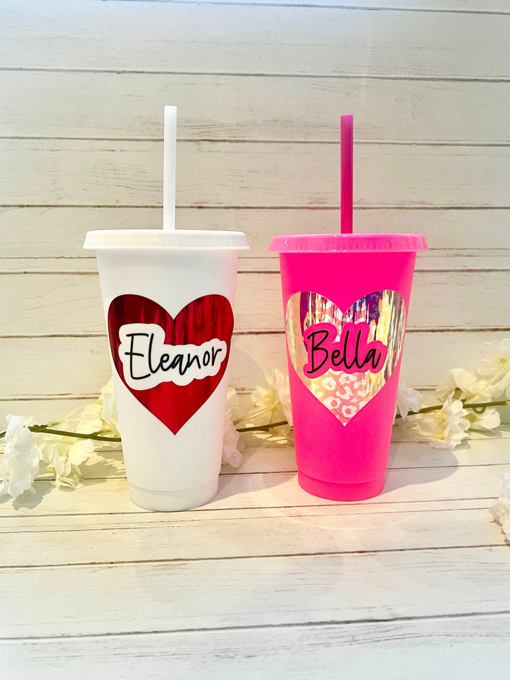 Personalised Cold Cup, Kids Tumbler, Valentines Day Gift, Hen Party Cups, Bachelorette Cups, Party Favours, Party Bag Alternative,