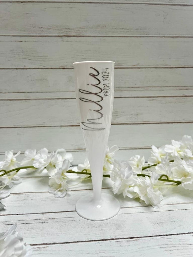 Personalised Prom Champagne Flute