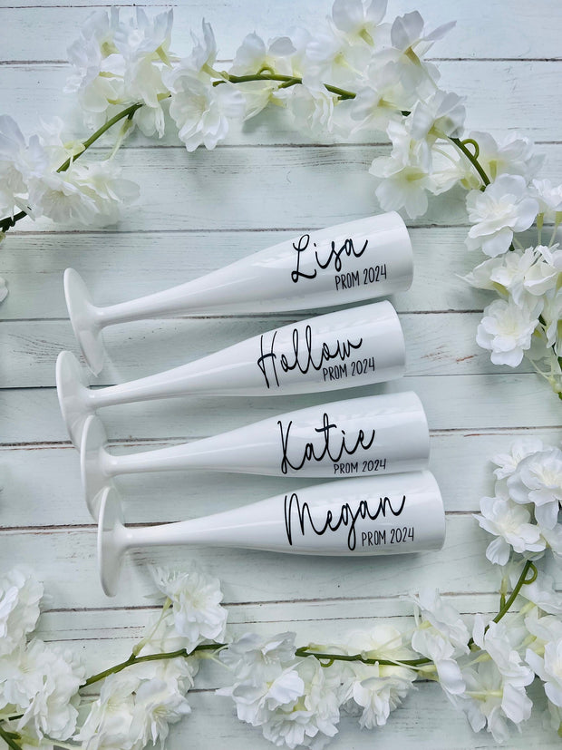 Personalised Prom Champagne Flute