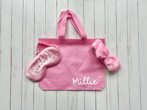 Sleepover Party Favours, Slumber Party Favours, Pamper Spa Party Favours, Sleepover Party Cups, Bachelorette Cups, Eye Mask, Headband