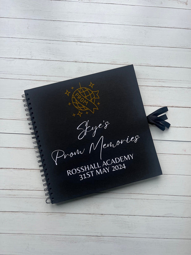 Personalised Prom Memory Book