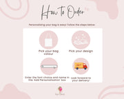 Personalised School Book Bag, Back to School Gift, First Day of School