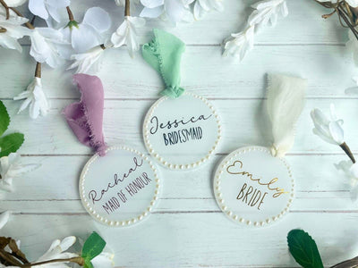 Personalised Wedding Hanger Tag, Bride to be hanger, Bridesmaid gifts, Hanger tags, gift tag, Bridal shower hanger charms