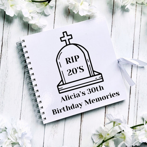 Birthday Memory Book, Birthday Scrapbook, Birthday Photo Album, Birthday Gift, Birthday Keepsake, Birthday Guest Book