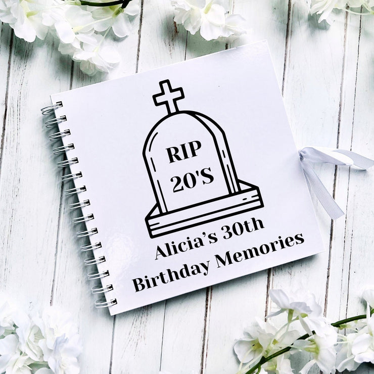 Birthday Memory Book, Birthday Scrapbook, Birthday Photo Album, Birthday Gift, Birthday Keepsake, Birthday Guest Book