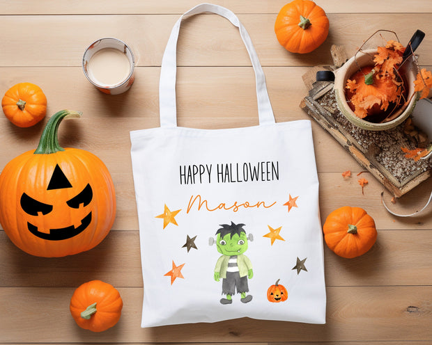 Custom Halloween Trick or Treat Bag