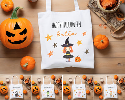 Custom Halloween Trick or Treat Bag