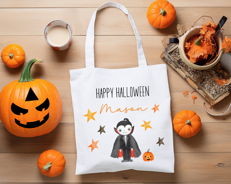 Custom Halloween Trick or Treat Bag
