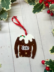 Personalised Christmas Sweater Bauble
