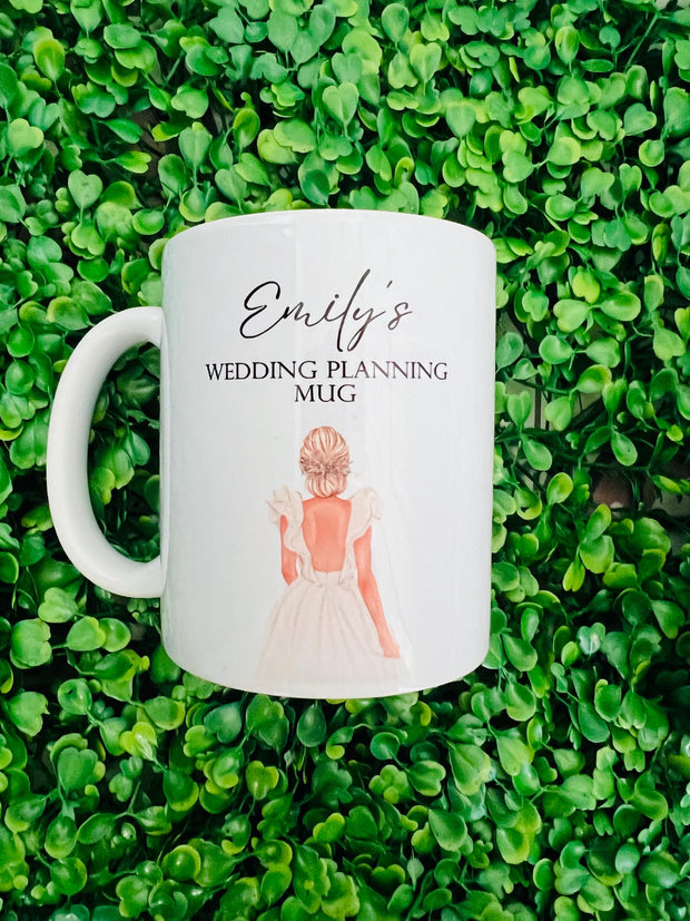 Personalised Wedding Planning Mug