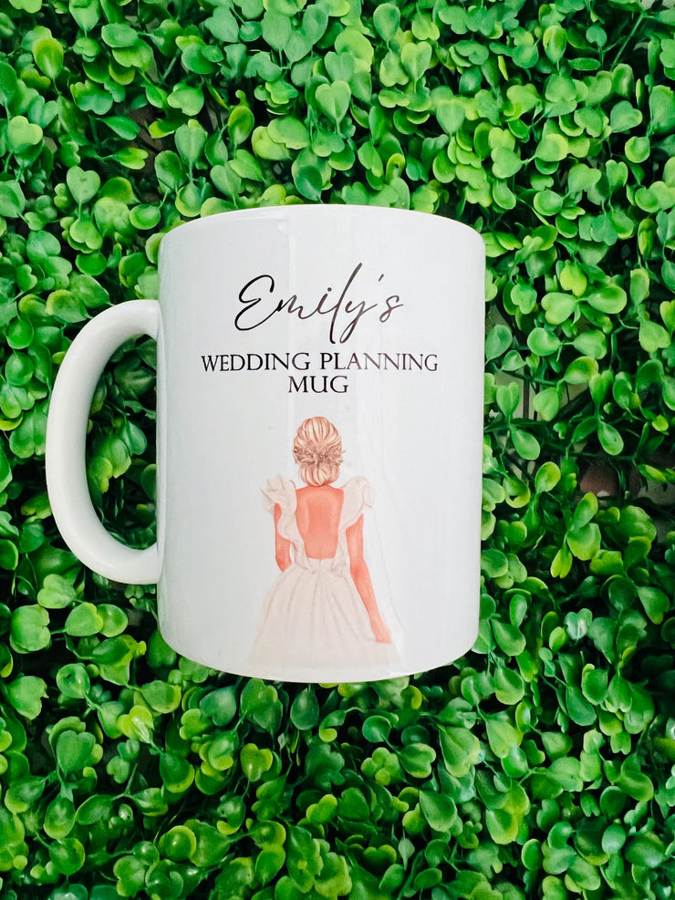 Personalised Wedding Planning Mug