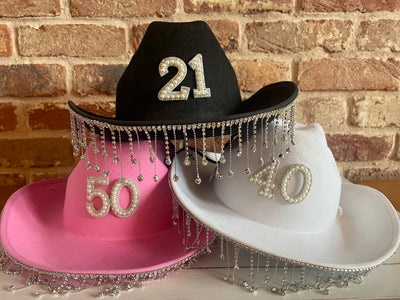 Custom Birthday cowboy hat