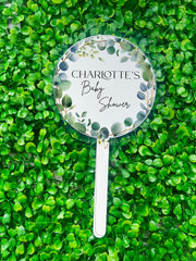 Personalised Baby Shower Cake Topper, Baby Shower Cake Decorations, Gender Reveal, New Baby Party, Baby Shower Decor, Baby Shower Cake