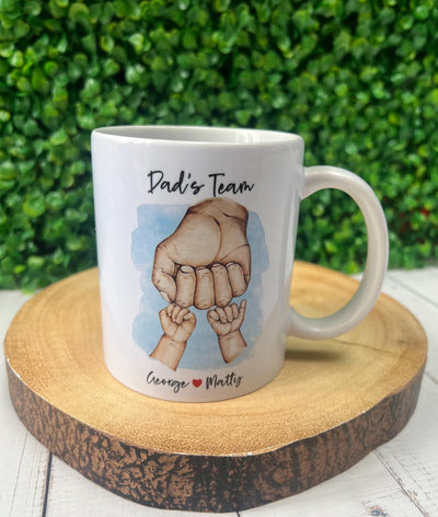 Personalised Grandad Fist Bump Mug