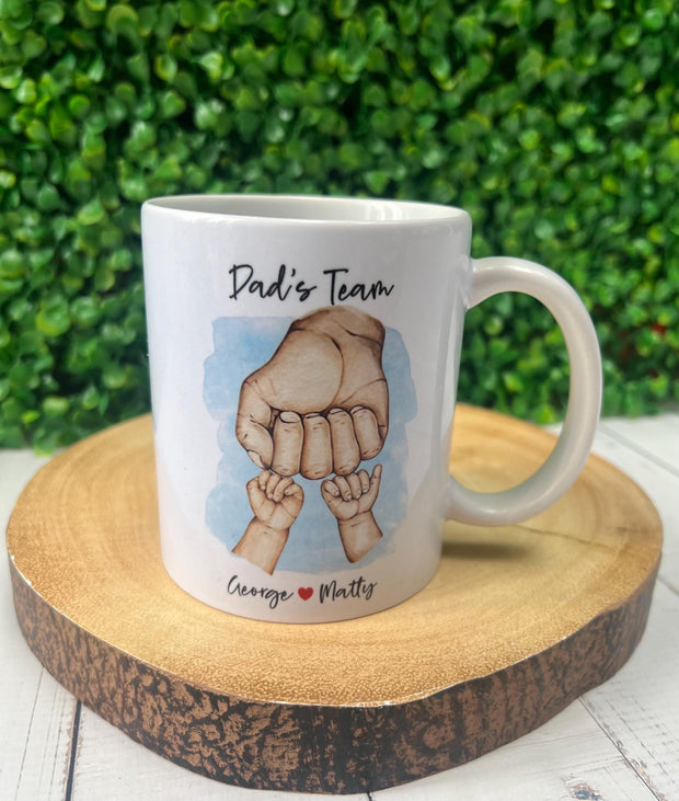Personalised Grandad Fist Bump Mug