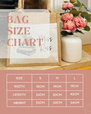 Personalised Teacher Bag Embroidery Effect Design