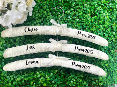 Personalised Satin Prom Dress Hanger