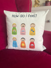 Personalised Feelings Cushion: Autism, ADHD Communication Tool