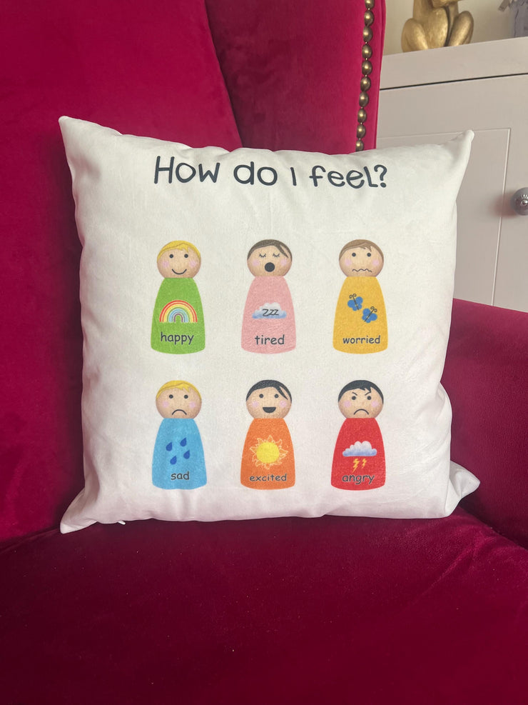 Personalised Feelings Cushion: Autism, ADHD Communication Tool