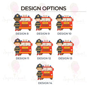 Personalised Fireman Birthday Card