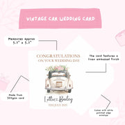 Personalised Wedding Card