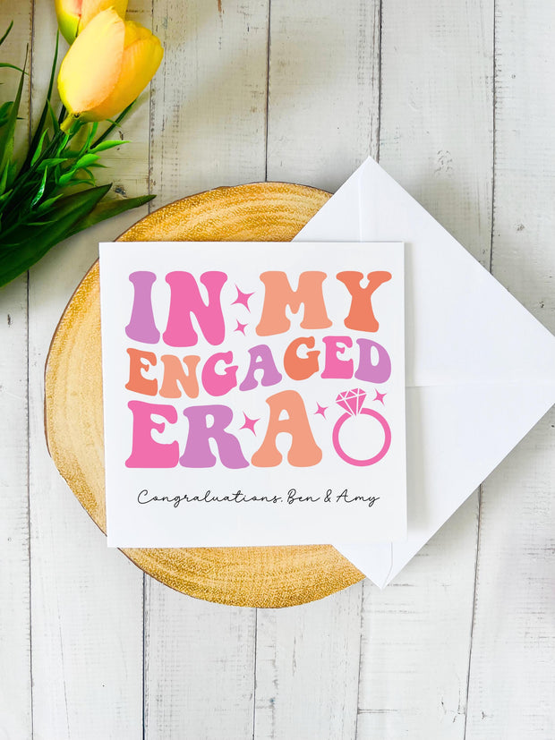 Personalised Engagement Card