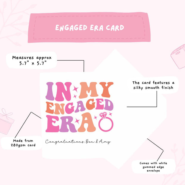Personalised Engagement Card