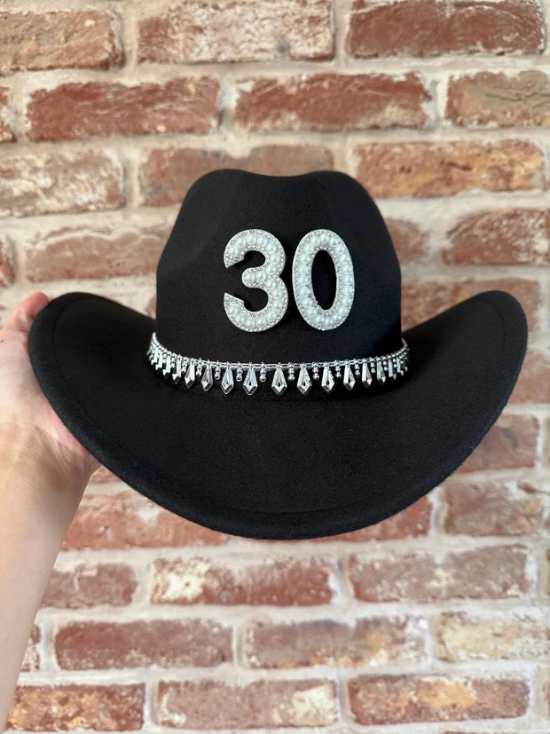 Custom Birthday cowboy hat