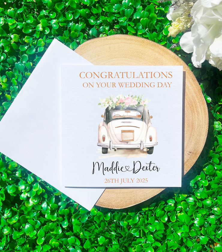 Personalised Wedding Card