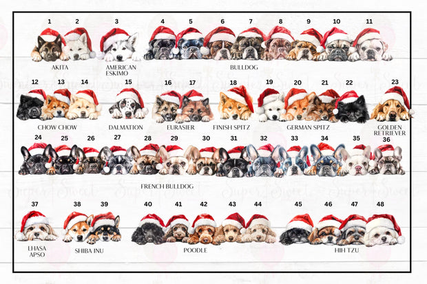 Personalised Dog Christmas Tree Decoration