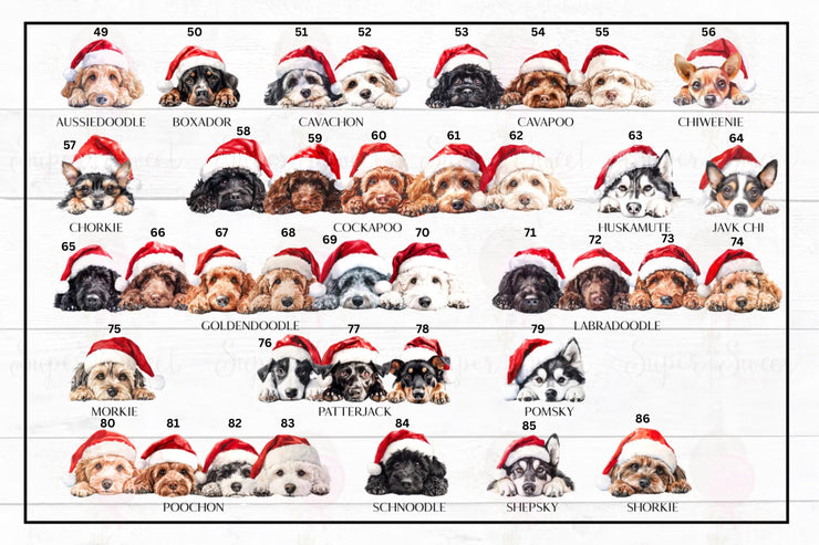 Personalised Dog Christmas Tree Decoration