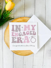 Personalised Engagement Card