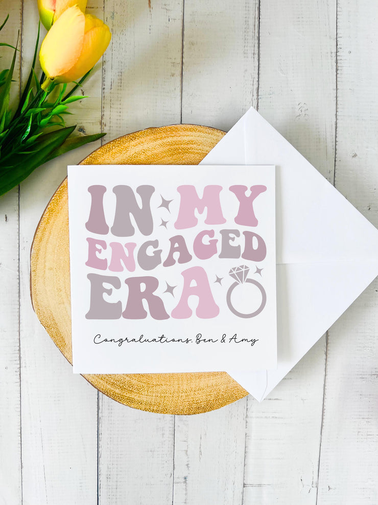 Personalised Engagement Card