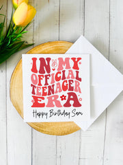 In My Teenage Era Birthday Card