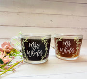Personalised Mr and Mrs Mug Mugs, Personalised wedding gift, Newlyweds Gift, Couples Wedding Day Gift, Anniversary Gift, Wedding Gift Ideas