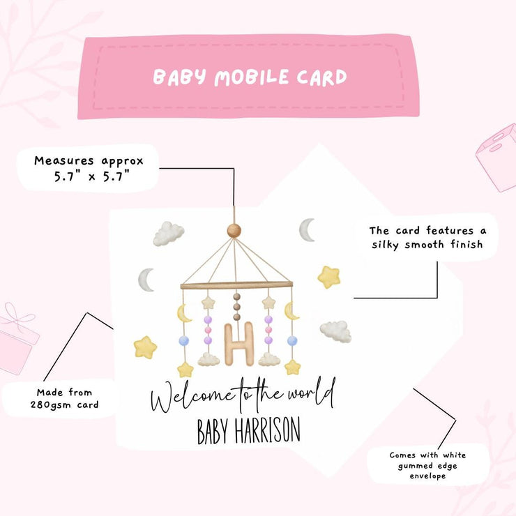 Personalised New Baby Card