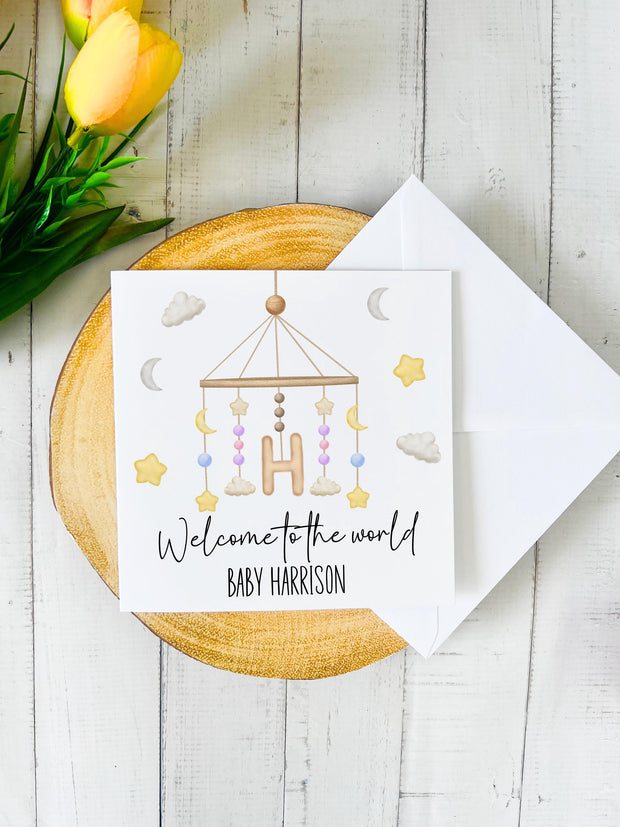 Personalised New Baby Card