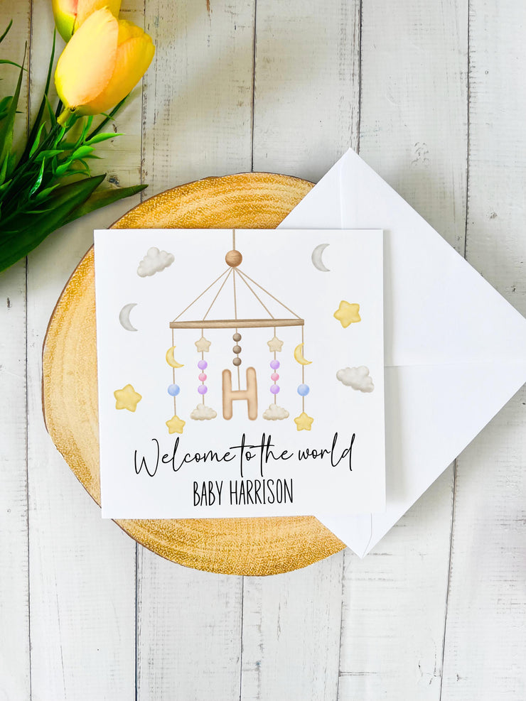 Personalised New Baby Card