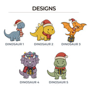 Personalised Dinosaur Christmas Bauble