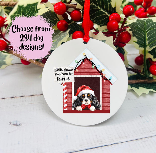 Personalised Dog Christmas Tree Decoration