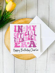 In My Teenage Era Birthday Card