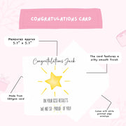 Personalised GCSE Results Congratulations Card