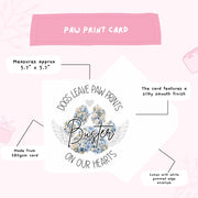 Personalised Pet Loss Memorial Card