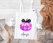 Personalised Pumpkin Halloween Trick or Treat Bag