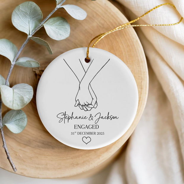 Personalised Cermaid Engagement Decoration
