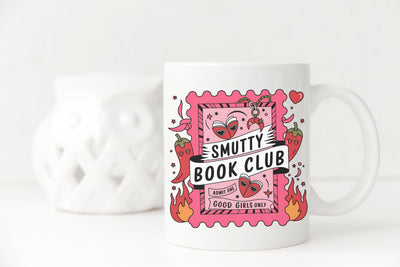 Smutty Book Club Mug: Funny Gift for Book Lovers